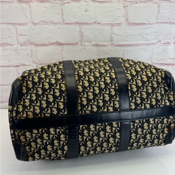 VINTAGE CHRISTIAN DIOR TROTTER BOSTON WEEKENDER BAG - Picture 5 of 14